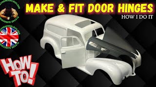 How to make & install door hinges