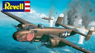 B25J Mitchell  REVELL Full Video Build (1/72scale)