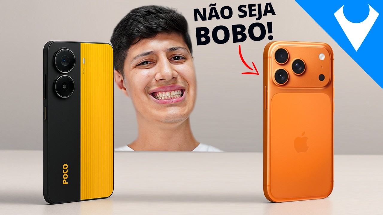 iPhone 17 PRO MAX vs POCO X7 PRO - Xiaomi de R$1.700 vs iPhone de R$14.000