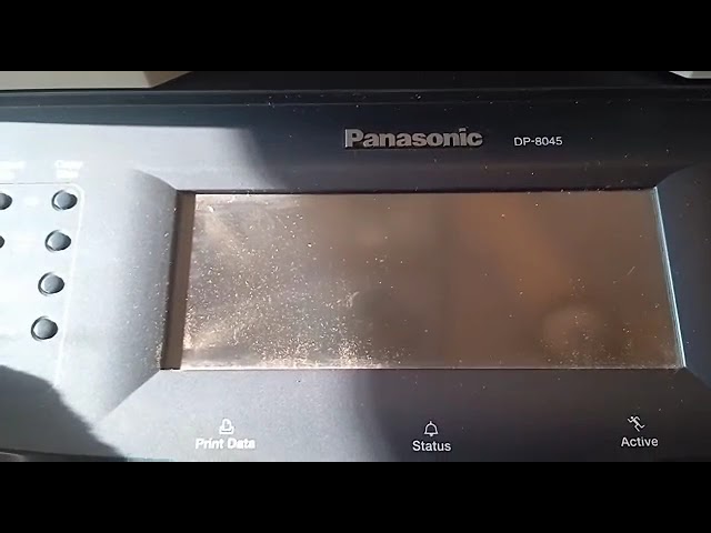 Panasonic dp 8060 8045 8035 6030 4530 4510 3530 3510 How Will it