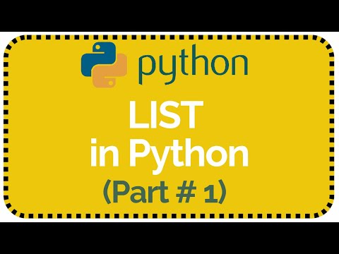 LIST in Python (Part # 1) | Python Programming | Data Science With Python