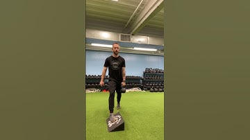 Slant Board Split Lunge