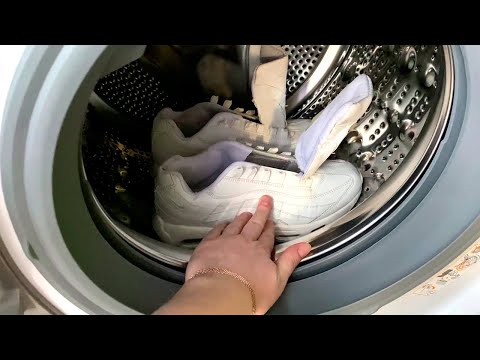 Как стирать кроссовки в стиральной машине LG? На каком режиме?