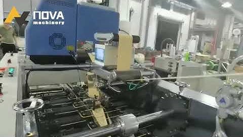 NW-Water glue &hot melt glue 2in1 paper handle making machine