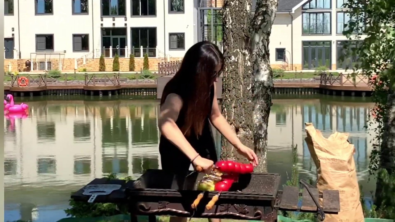 Хоровац на костре . Летний салат .вкусно - YouTube