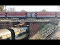 TRAIN OVER TRAIN : Railfanning in LUCKNOW feat. RAJDHANI || LTT AC SF and more...