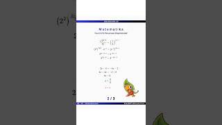 Belajar Soal HoTS Matematika Persamaan Eksponensial #lesonline #lesprivat ##lesmatematika #lesprivat