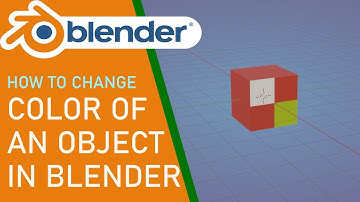Blender how to Change the Color of an Object