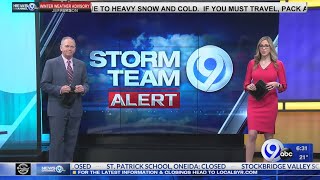 New York State Trooper Agnieszka Dembinska gives update on road conditions