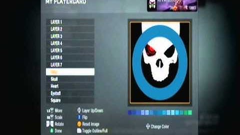 Skull Gas Mask Emblem Call of duty Blackops Emblem Tutorial