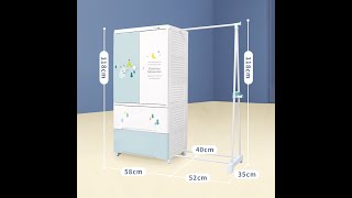 Yeya Kids Wardrobe With Drawers - Installation Instructions