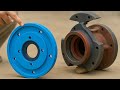 The Excavator Wheel Hub Broken Then Mechanic Repair it Most Uniquely To His Shop