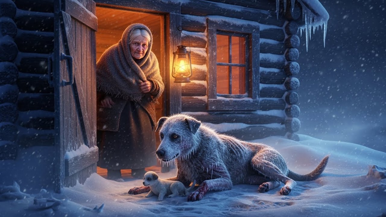 A Dog Brought Her Sick Puppy to This 80-Year-Old Woman’s Door — In This -71°C Cold, Something Unexpe