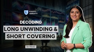 What is the meaning of Long and Short Buildup, Long Unwinding and Short Covering? (in Hindi)