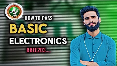 Basic Electronics Important Questions Vtu 📝