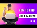 How to find job in Pakistan 2023 by mobile phone 📱👍