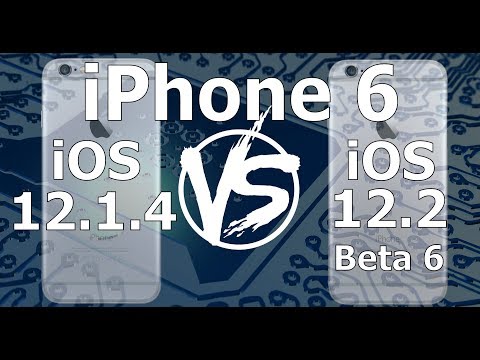 iPHONE 6: iOS 12.2 Vs iOS 12.1.4! (Speed Comparison) https://youtu.be/EEKW31X-_Vw GEAR I USE IN MY V. 