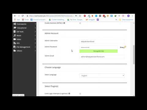 How to Setup and Install Wordpress on Hosters pk