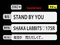 カラオケ, STAND BY YOU, SHAKA LABBITS♡175R