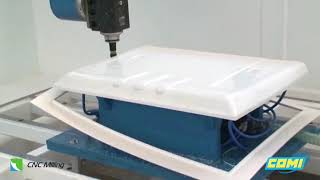 LaborMix - 5 axes portal machine for thermoformed plastics materials