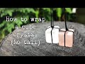 How to wrap a cube or square crystal - no tail 💎