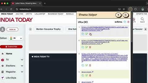 Iframe Helper Chrome Extension UI Promo