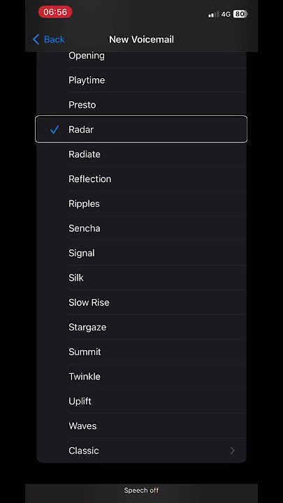 Radar, Apple iPhone ringtone ￼
