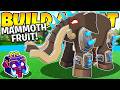 I added the mammoth fruit to build a boat transform into a beast