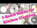 5 quick hacks for kitchen cleaning   kitchen cleaning tips  tricks  mylifemyexperience