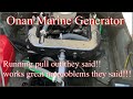 Marine Onan Generator installation and what was wrong with it! ( Finally have a working genny )