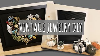 VINTAGE JEWELRY DIY | WHAT I MADE WITH MY GRANDMA'S JEWELRY