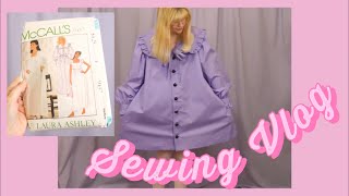 🧺Prairie Revival🧺 to 🎀Kawaii🎀 Sailor Collar Dress Sewing Vlog 🪡