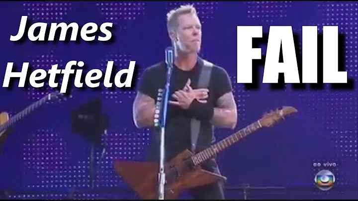 James Hetfield FAIL RockStar FAIL