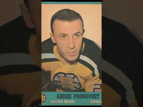 Andre Pronovost Boston Bruins 1962-63 Topps 19 NHL Hockey Card