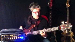 Stayin' alive by Bee Gees personal bassline by Rino Conteduca with Ken Smith bass BSR5 BT chords
