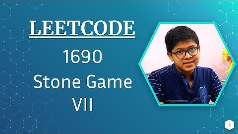 1690. Stone Game VII || Leetcode