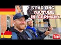 STARTING a YOUTUBE CHANNEL in GERMANY ft. CB Cantwell