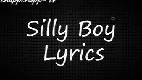 Call me loop - Silly boy Lyrics