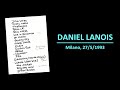 Capture de la vidéo Daniel Lanois - Milano, 27/5/1993  (Full Audio, Master Tape)