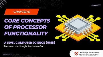 AS & A Level Computer Science (9618) - Chapter 5: Core Concepts of Processor Functionality