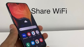 How to used the Hotspot to share WiFi internet on Samsung A10, A20, A30, A50, A51