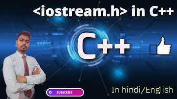 What is iostream.h in c++