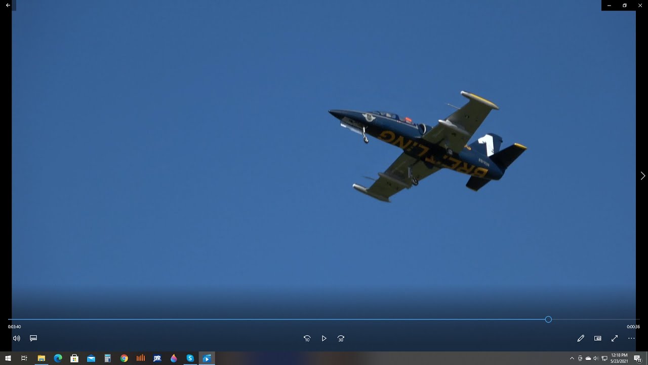 Banana Hobbies 105mm L 39 1st flight in HD YouTube