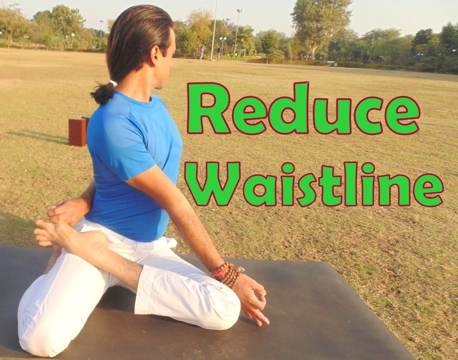 Бхарадваджасана для уменьшения талии | 2 минуты йоги, поза скручивания для здоровья