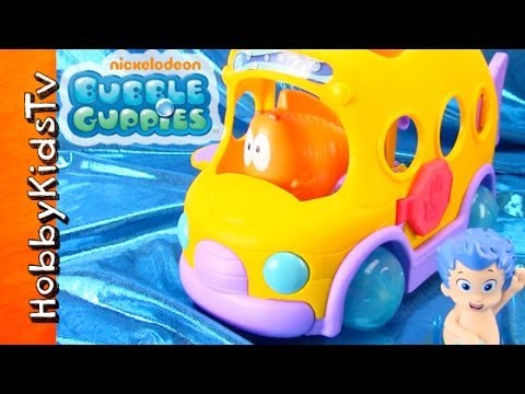 bubble guppies swim sational school bus