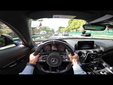 POV: 630 HP Mercedes AMG GT S TUNNELRUN + DOWNSHIFTS + LAUNCH CONTROL [4K]