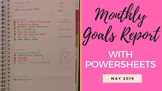 Monthly Goals Report May 2019