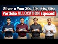 Silver at ₹2.90 Lakh: Exact Portfolio Allocation for Age 30, 40, 50 &amp; 60 #Silver #Money