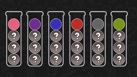 Ball Sort Puzzle Level 35 Solution