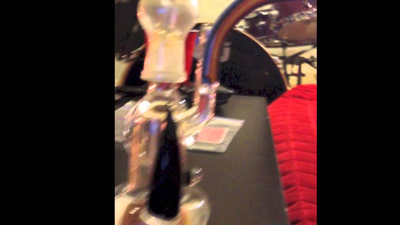 First dab on the tube.